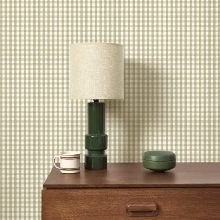 Gingham charm wallpaper product detail