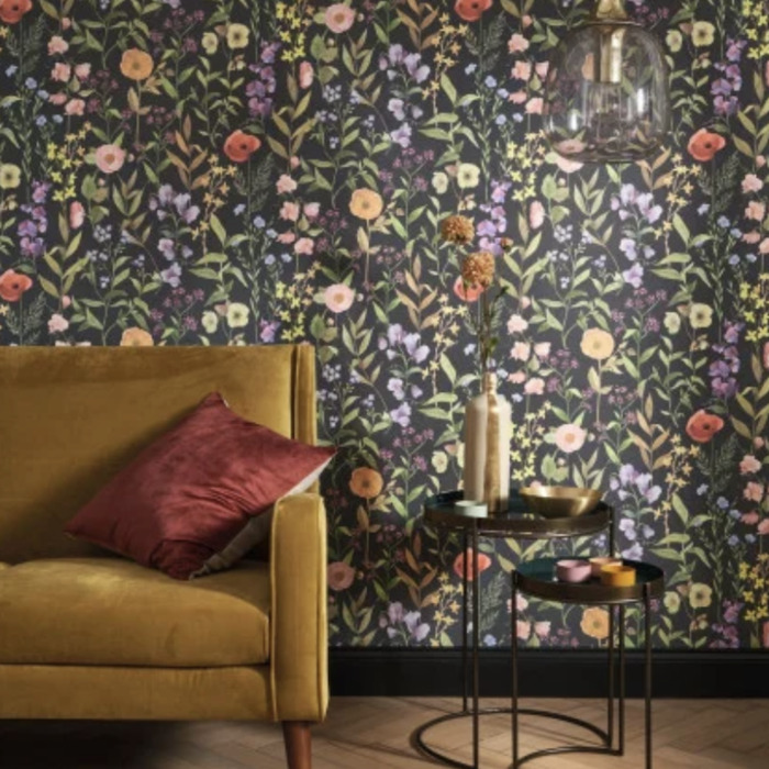 Fleurs champs wallpaper product detail