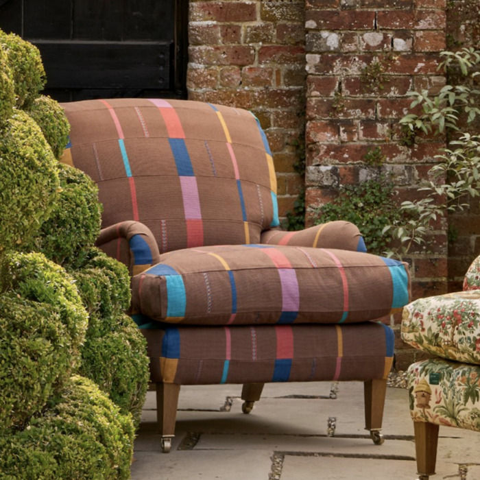 Paddock stripe fabric product detail