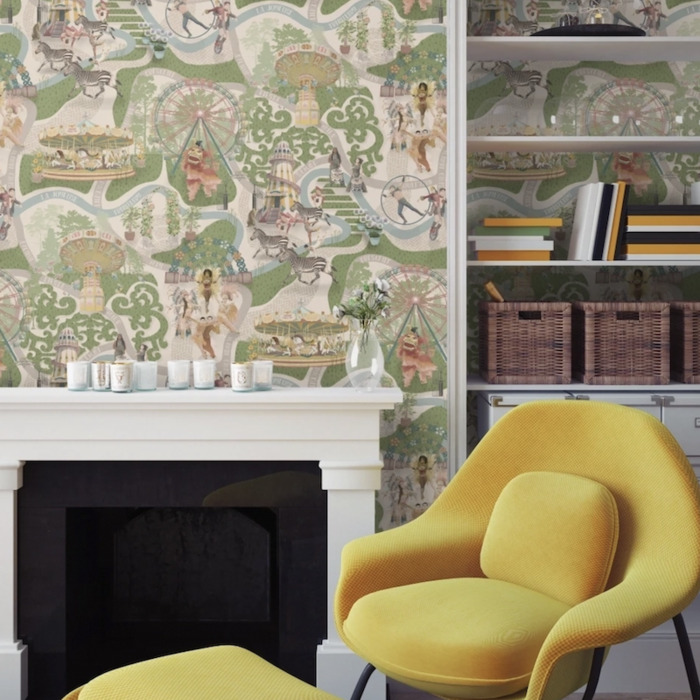 Carnival map wallpaper product detail