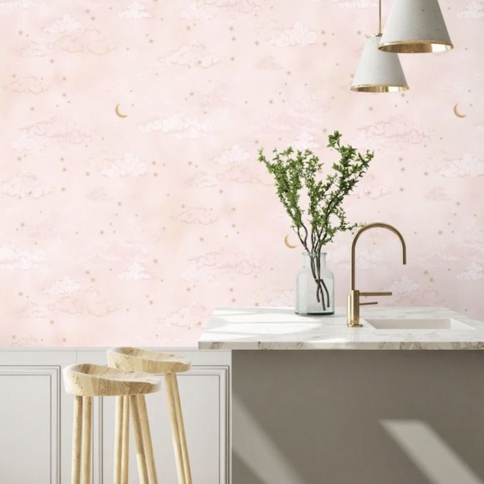 Starry clouds wallpaper product detail