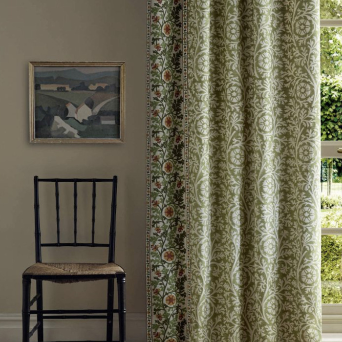 Chamomile emb fabric product detail