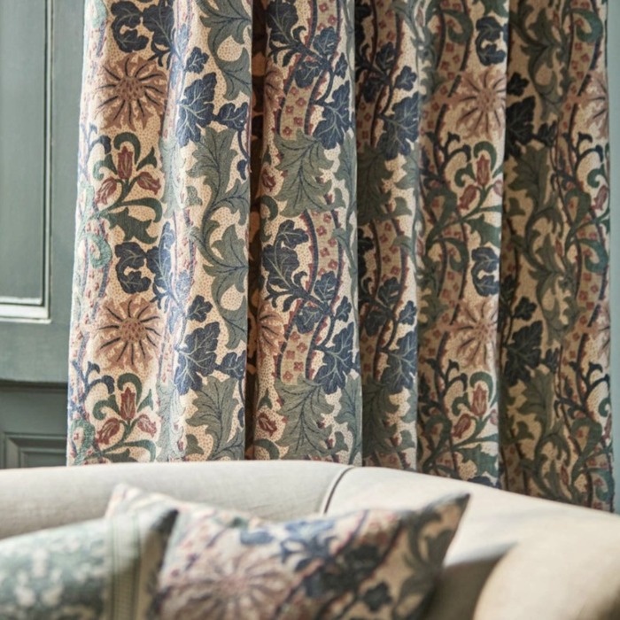 Cornflower emb fabric 2 product detail