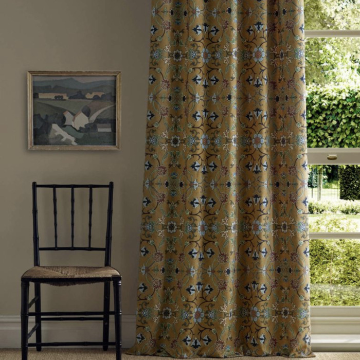 Persian scroll fabric product detail