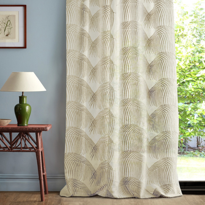 Manila leaf fabric product detail