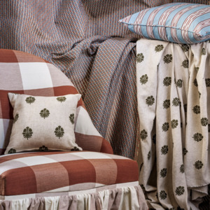 Sanderson sabu stripes and ikats fabric collection product listing