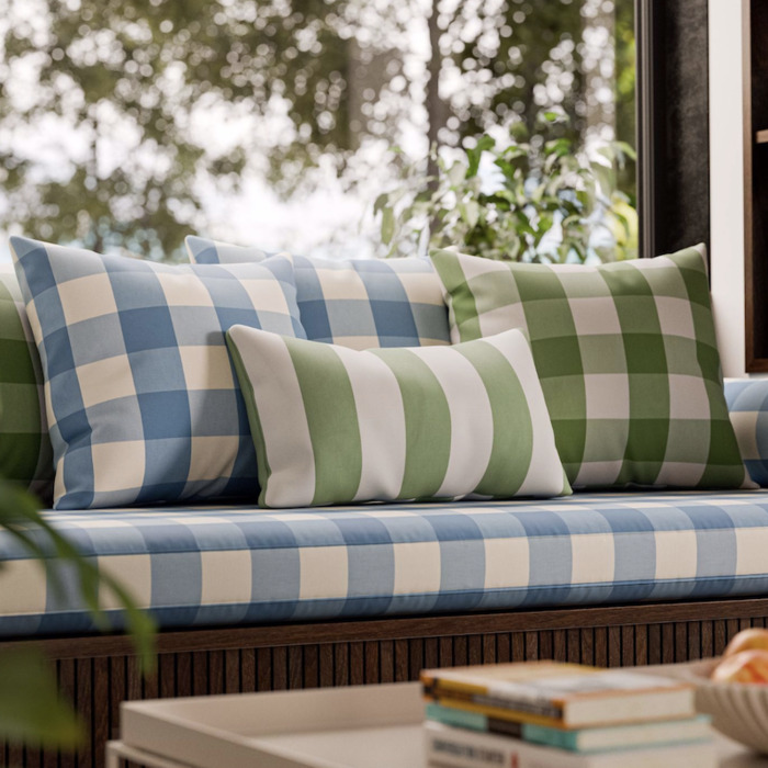 Central check fabric product detail