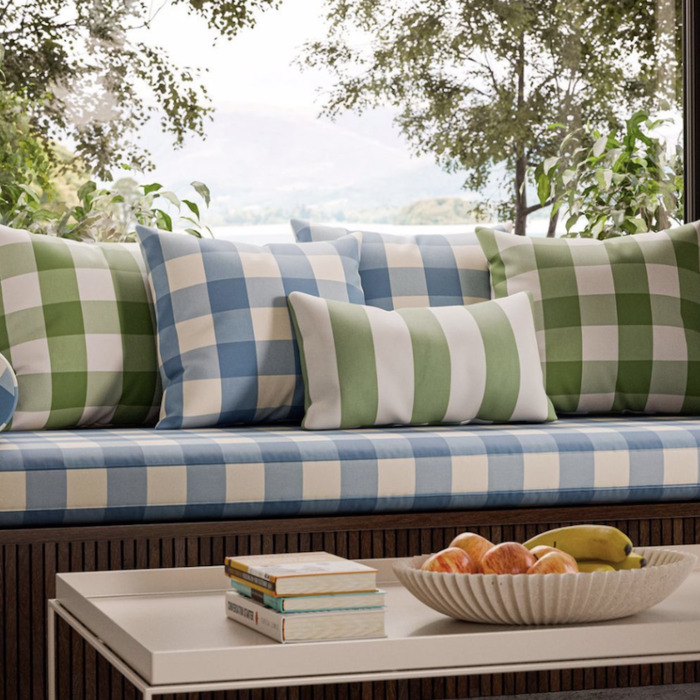 Central stripe fabric product detail